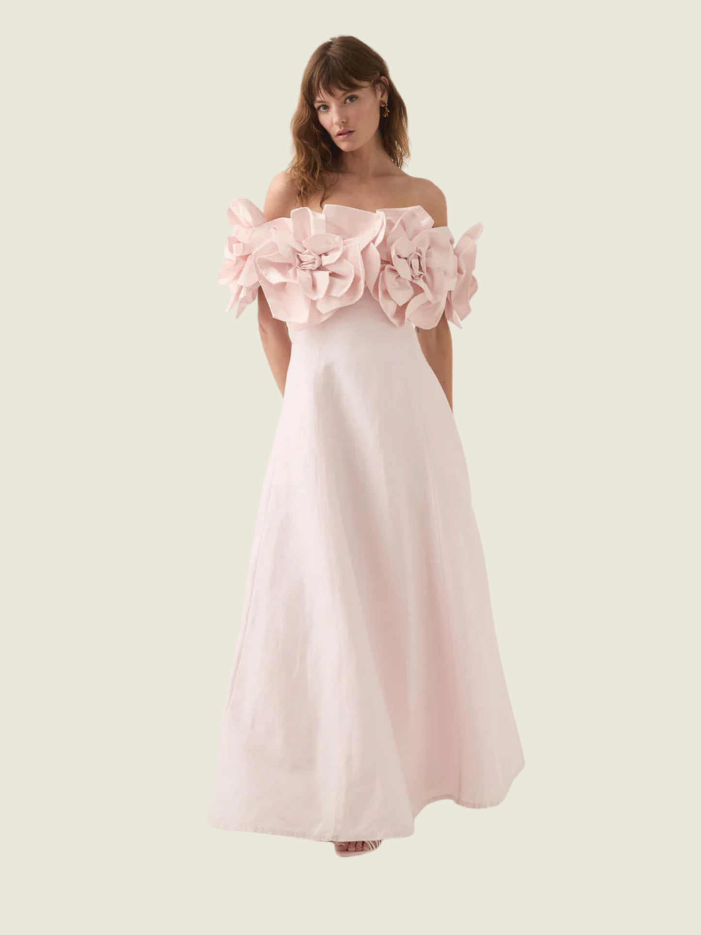 Aje Etta Midi Dress in Pink