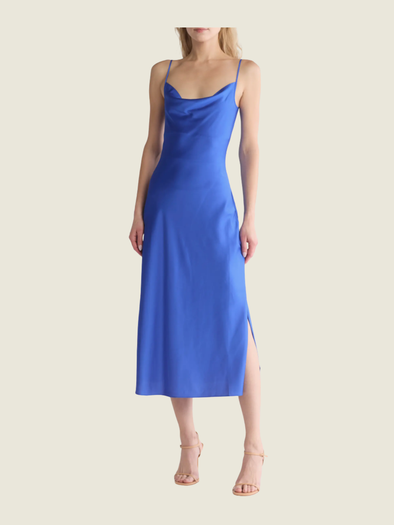 All Saints Blue Midi Dress
