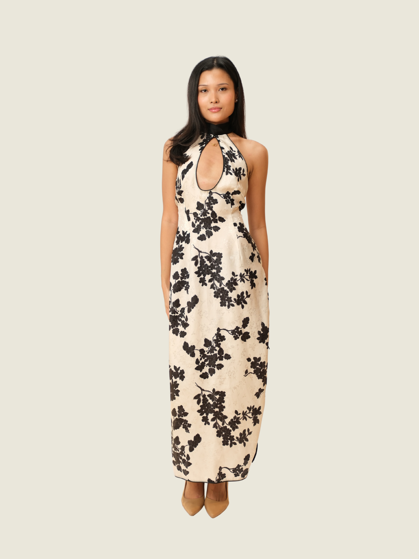 Amlul Ivory Print Gao
