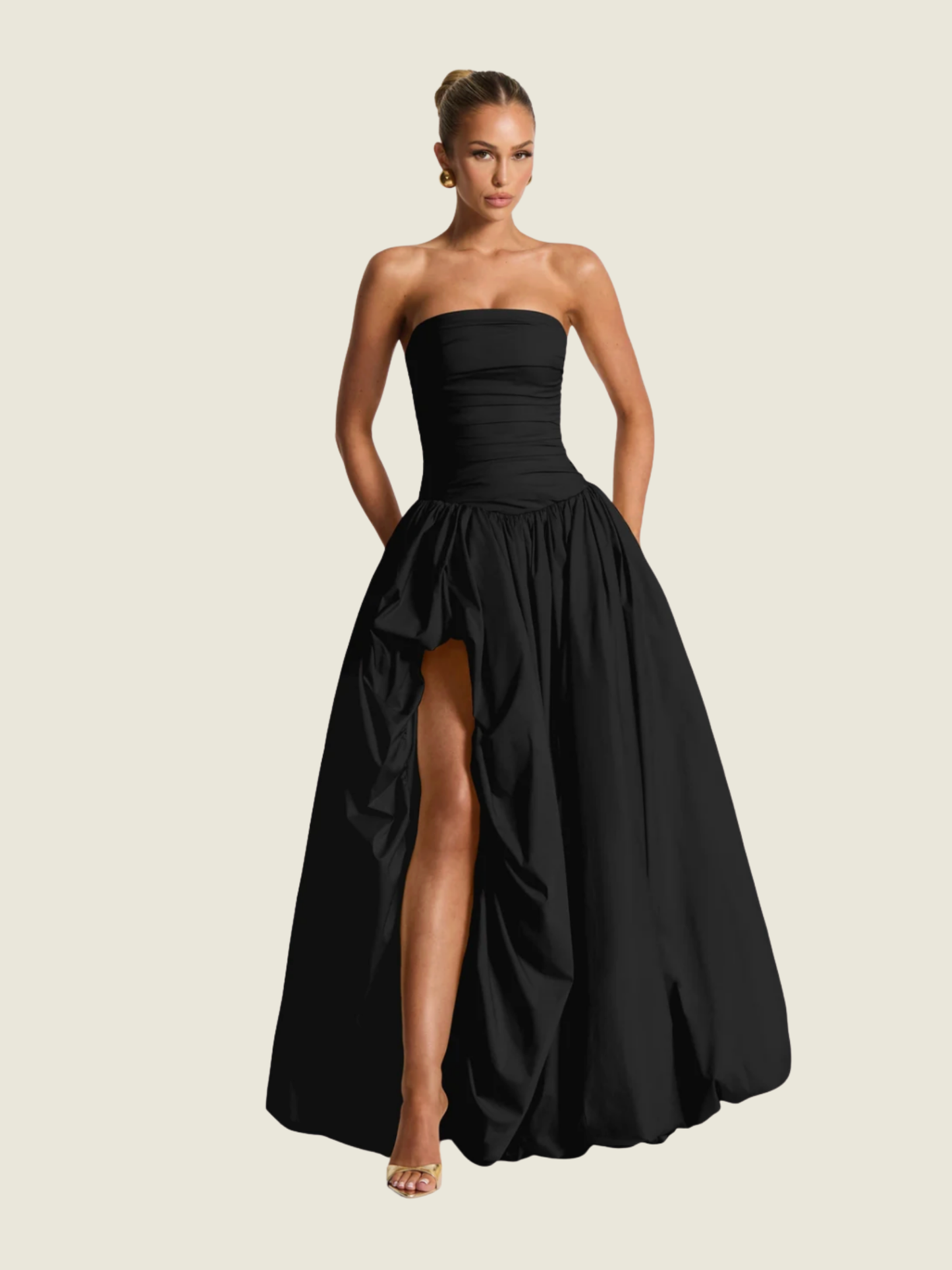 BABYBOO Jillian Maxi Dress - Black
