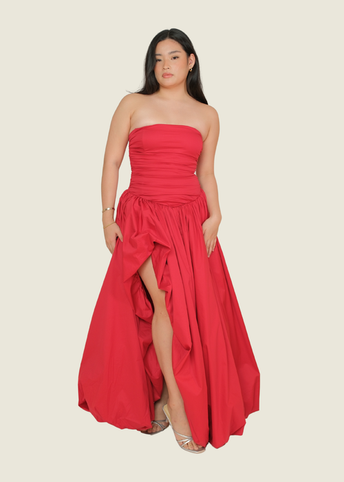 BABYBOO Maxi Dress - Red