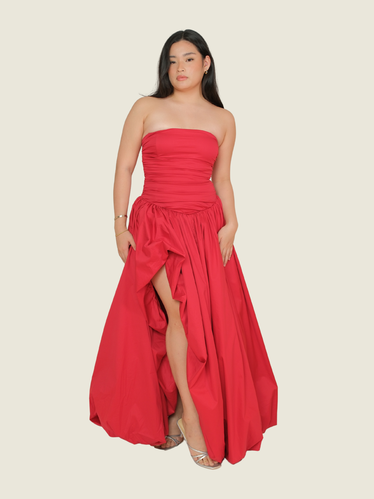 BABYBOO Maxi Dress - Red
