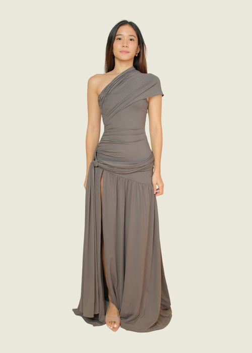 BABYBOO Monica Maxi Dress - Charcoal