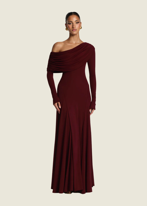 BABYBOO Rafaela Maxi Dress - Cherry
