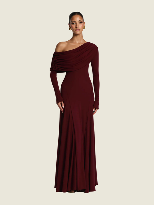 BABYBOO Rafaela Maxi Dress - Cherry
