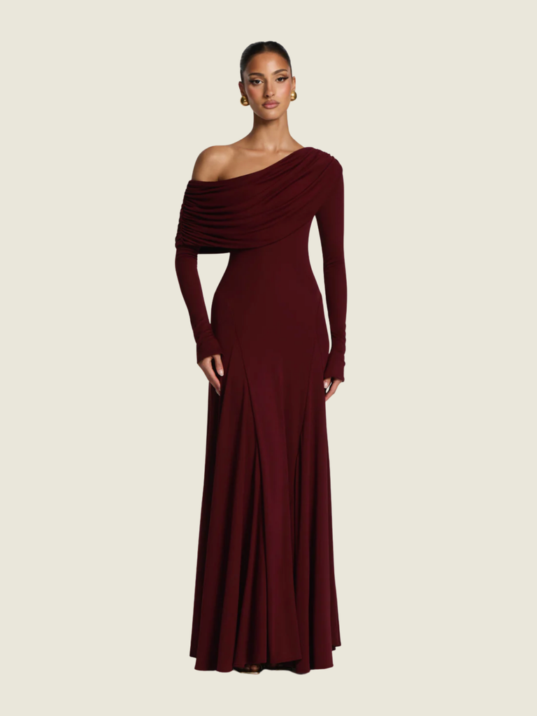 BABYBOO Rafaela Maxi Dress - Cherry