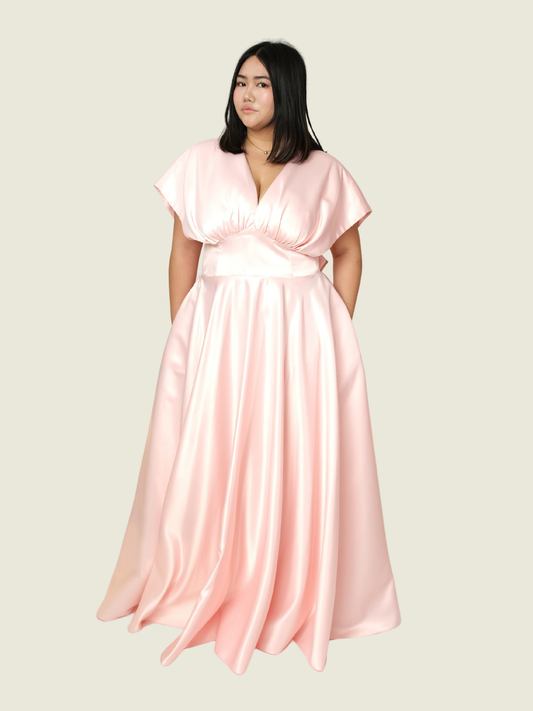Bespoke by Raya Bow Pink Dress