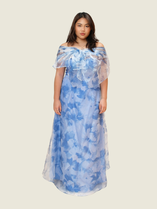 ByLatisha Studio Custom Blue Dress