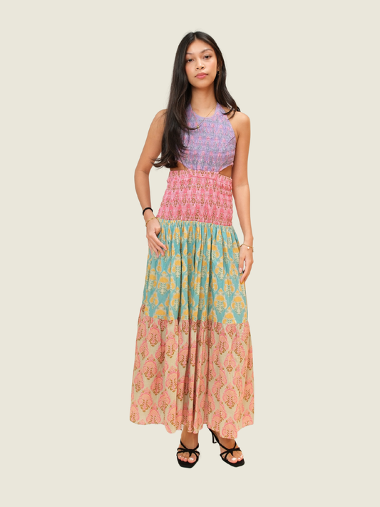 Charina Sarte Multicolor Maxi Dress