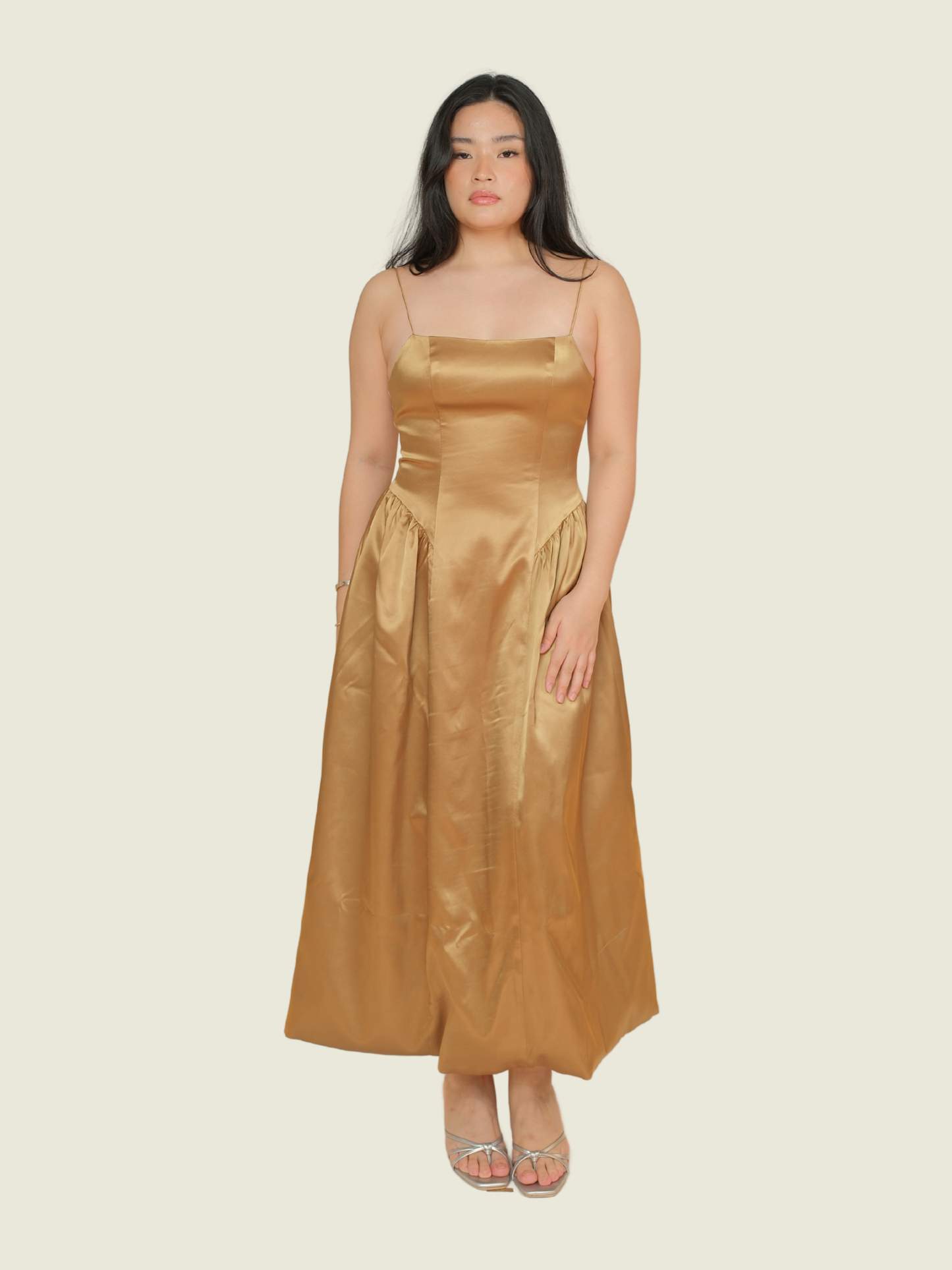 COCOSIN Dark Gold Dress