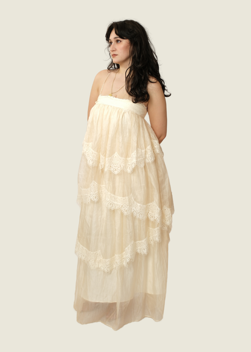 Custom Tiered Lace Dress