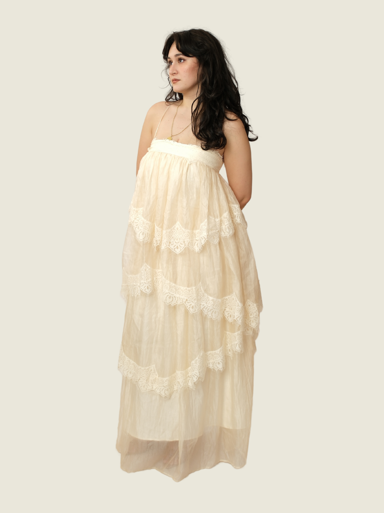 Custom Tiered Lace Dress