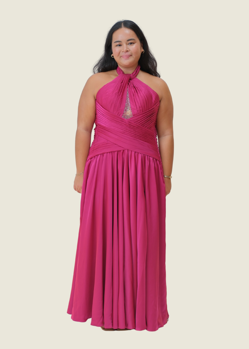 Custom Weareasy Magenta Gown (M-L)