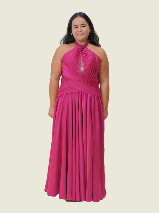 Custom Weareasy Magenta Gown (M-L)