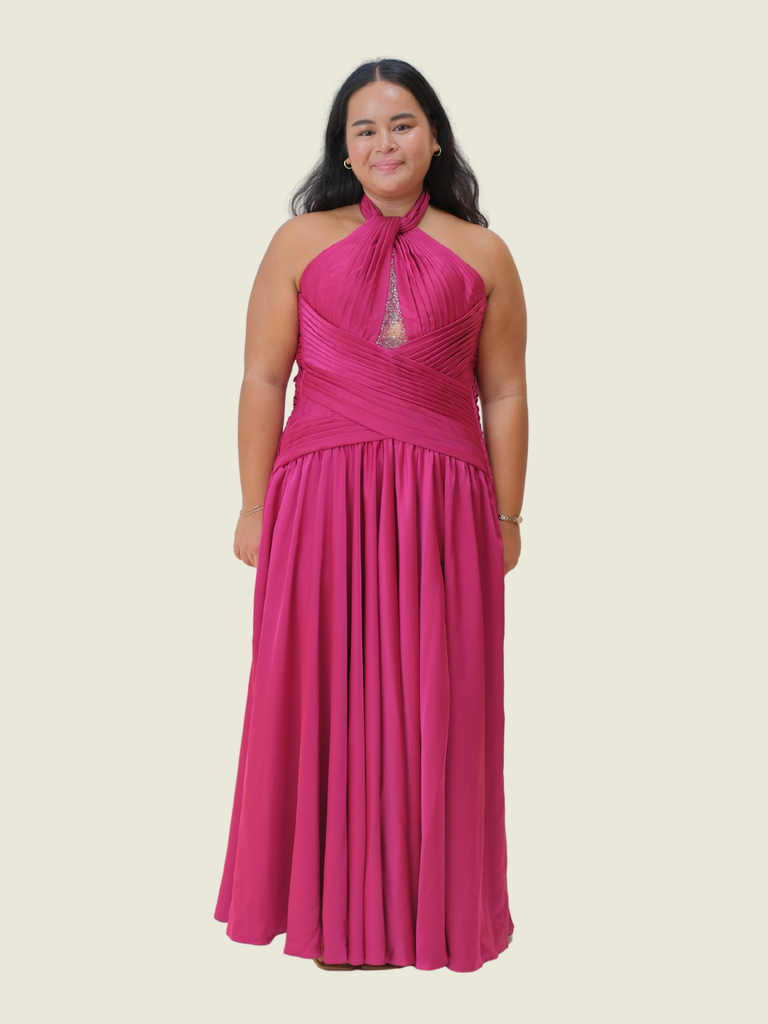 Custom Weareasy Magenta Gown (M-L)