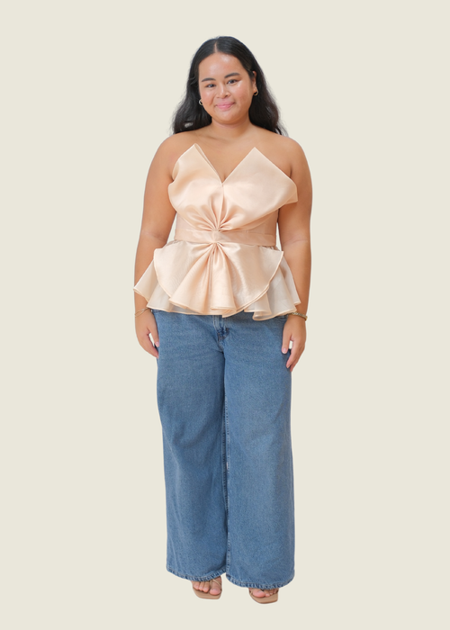 Debbie Co Alberta Dress in Champagne (L)