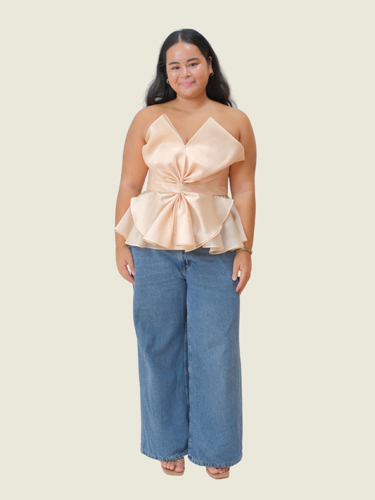 Debbie Co Alberta Dress in Champagne (L)