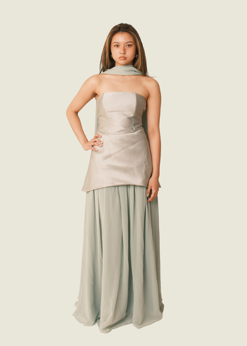 Desino Dulce Olive Green Maxi Dress