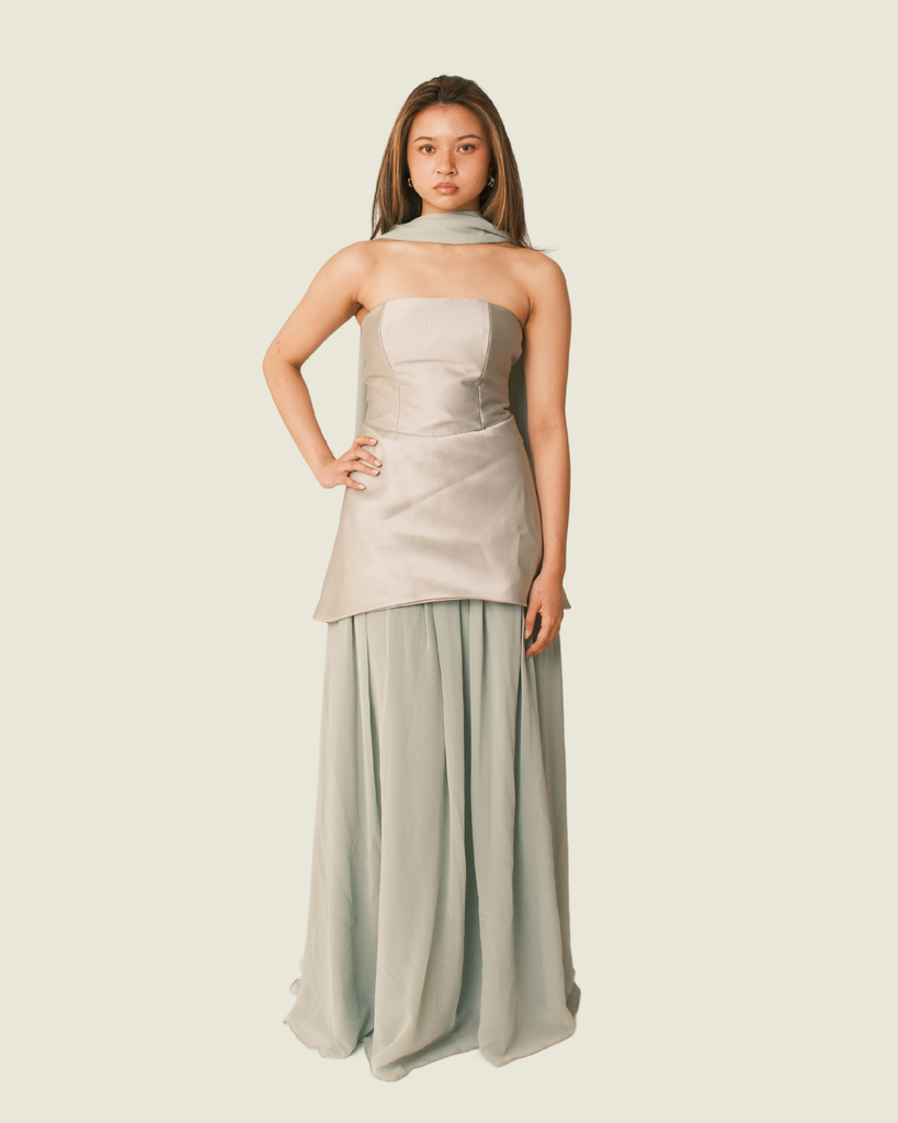 Desino Dulce Olive Green Maxi Dress