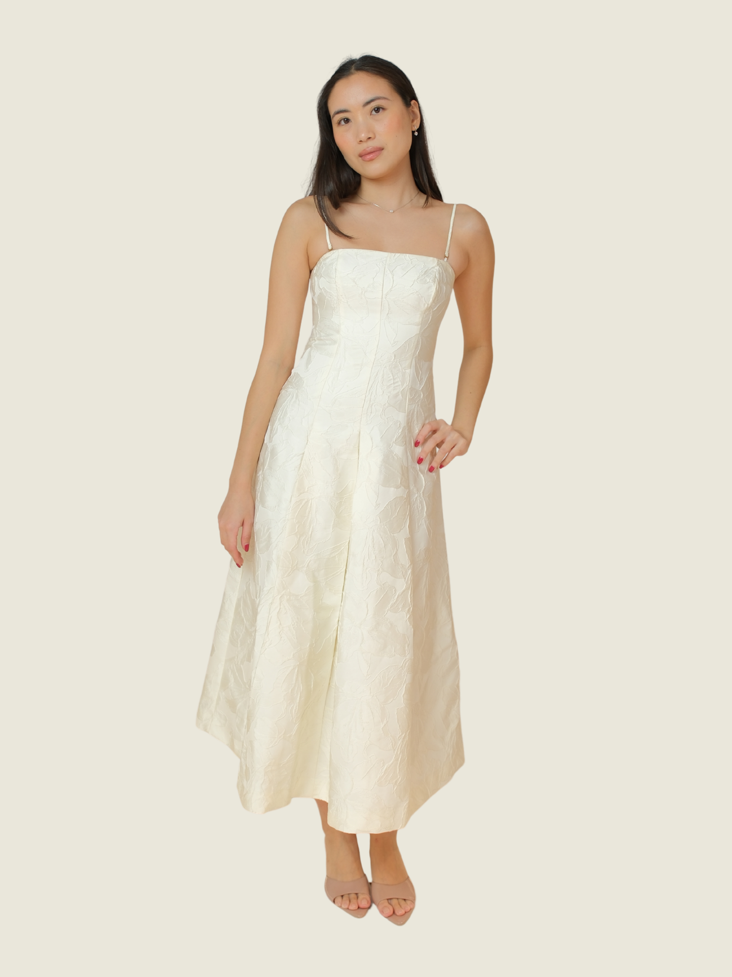 Ever New Charlotte Jacquard Midi