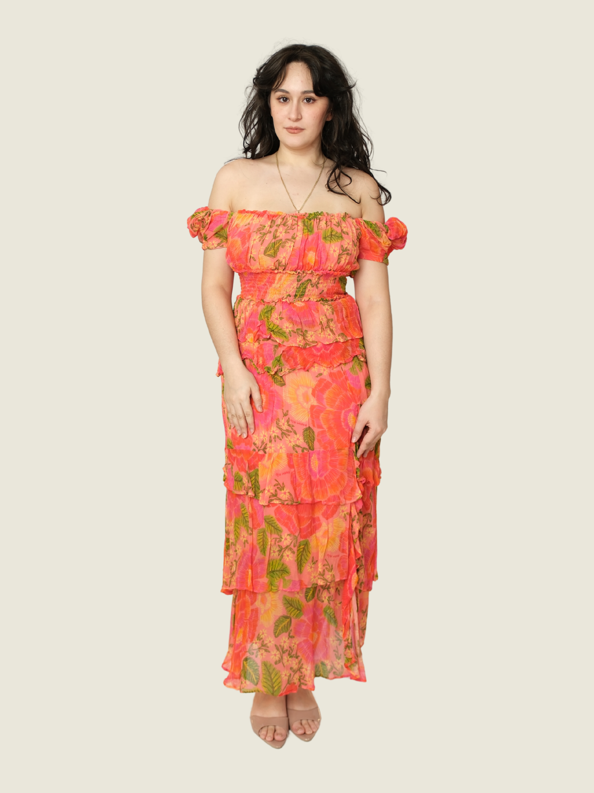Farm Rio Floral Maxi Dress
