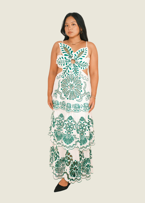 Farm Rio Richelieu Euroflax Premium Dress