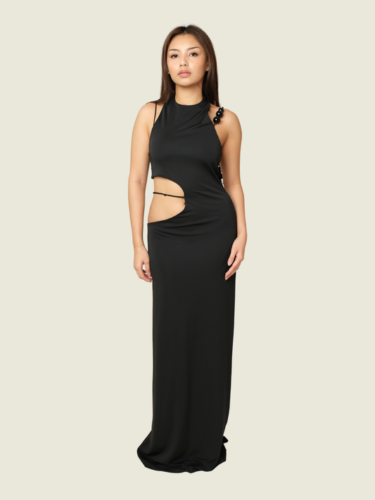 H&M Livia Beaded Cutout Dress