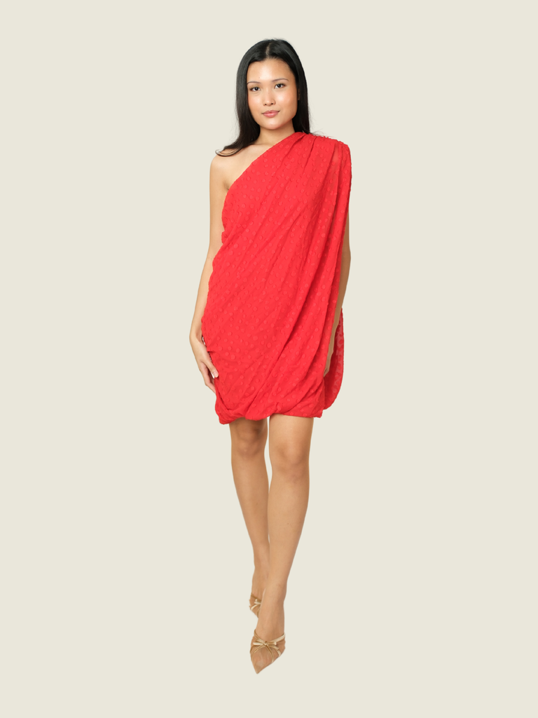 H&M X Stella Draped One Shoulder Dress