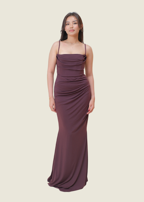 House of CB Milena in Dark Cherry