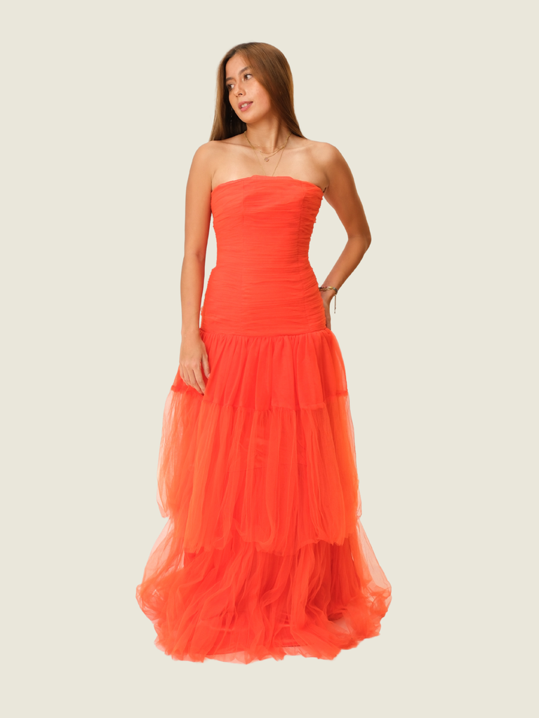 Isle Orange Dress