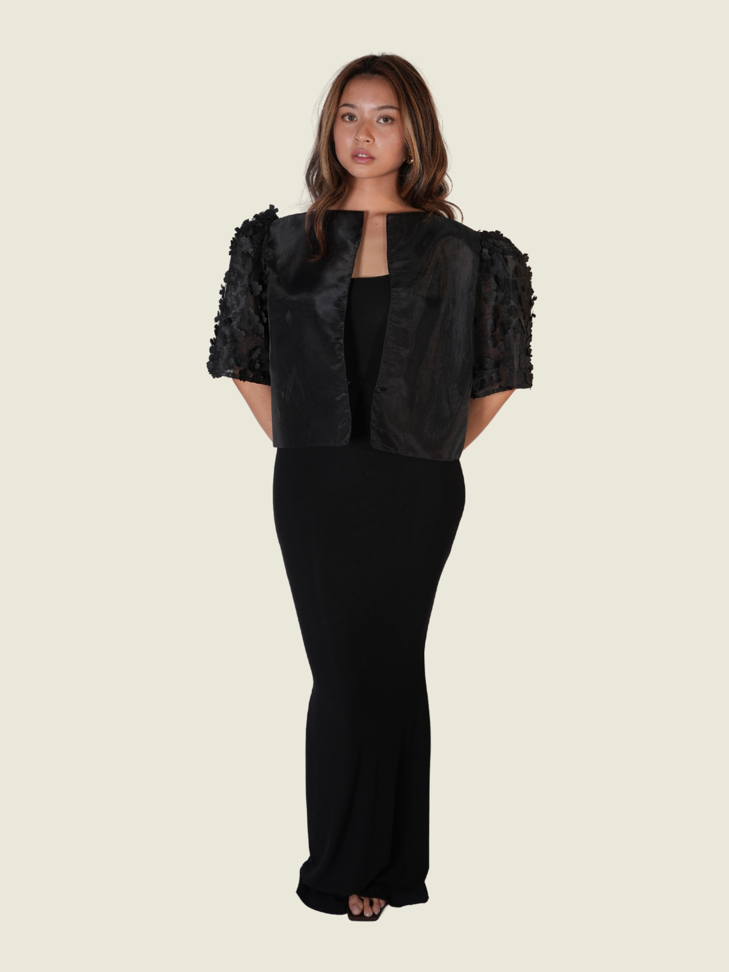 Kultura Filipiniana Bolero Black