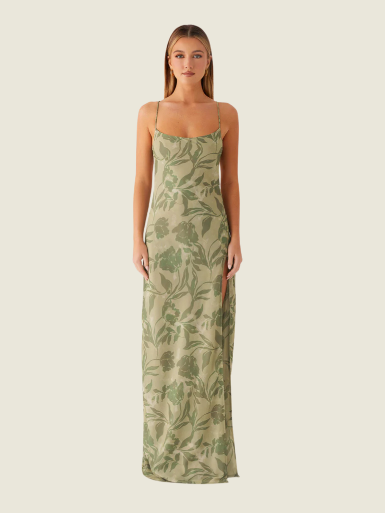 Peppermayo Aloutte Maxi Dress Jade Fern