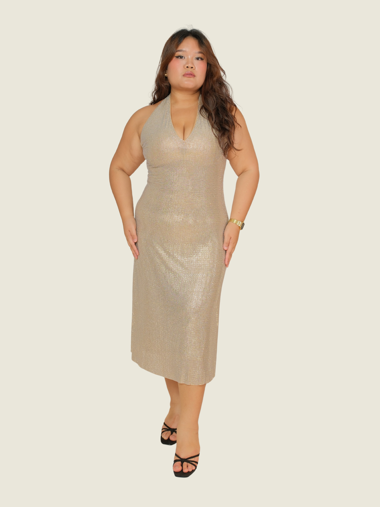 Meshki Diamante Midi Dress