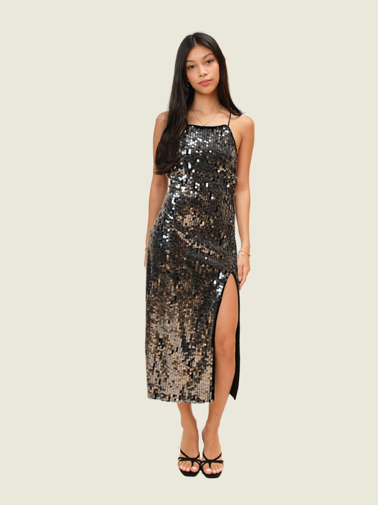 NBD Sequin Midi Dress