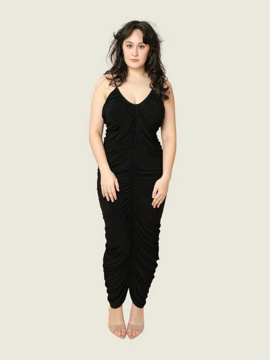Norma Kamali Black Maxi Dress