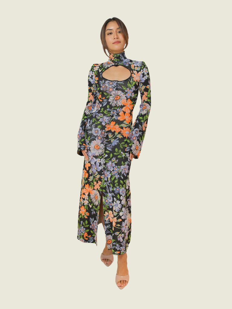 RABANNE X H&M Jacquard Knit Cut-Out Dress