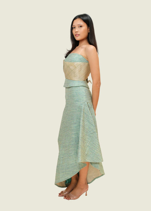 Rajo Laurel Terno Set with Piña accent