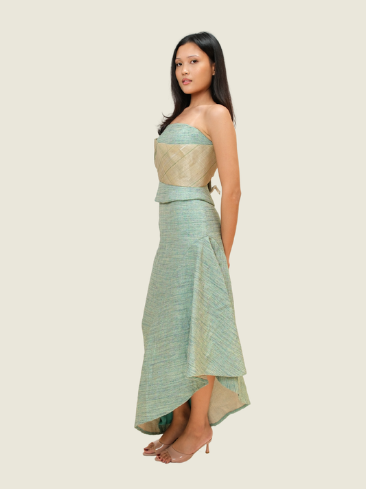 Rajo Laurel Terno Set with Piña accent
