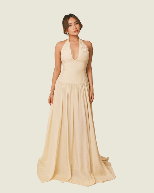 SHANI SHEMAR Yellow Maxi Dress