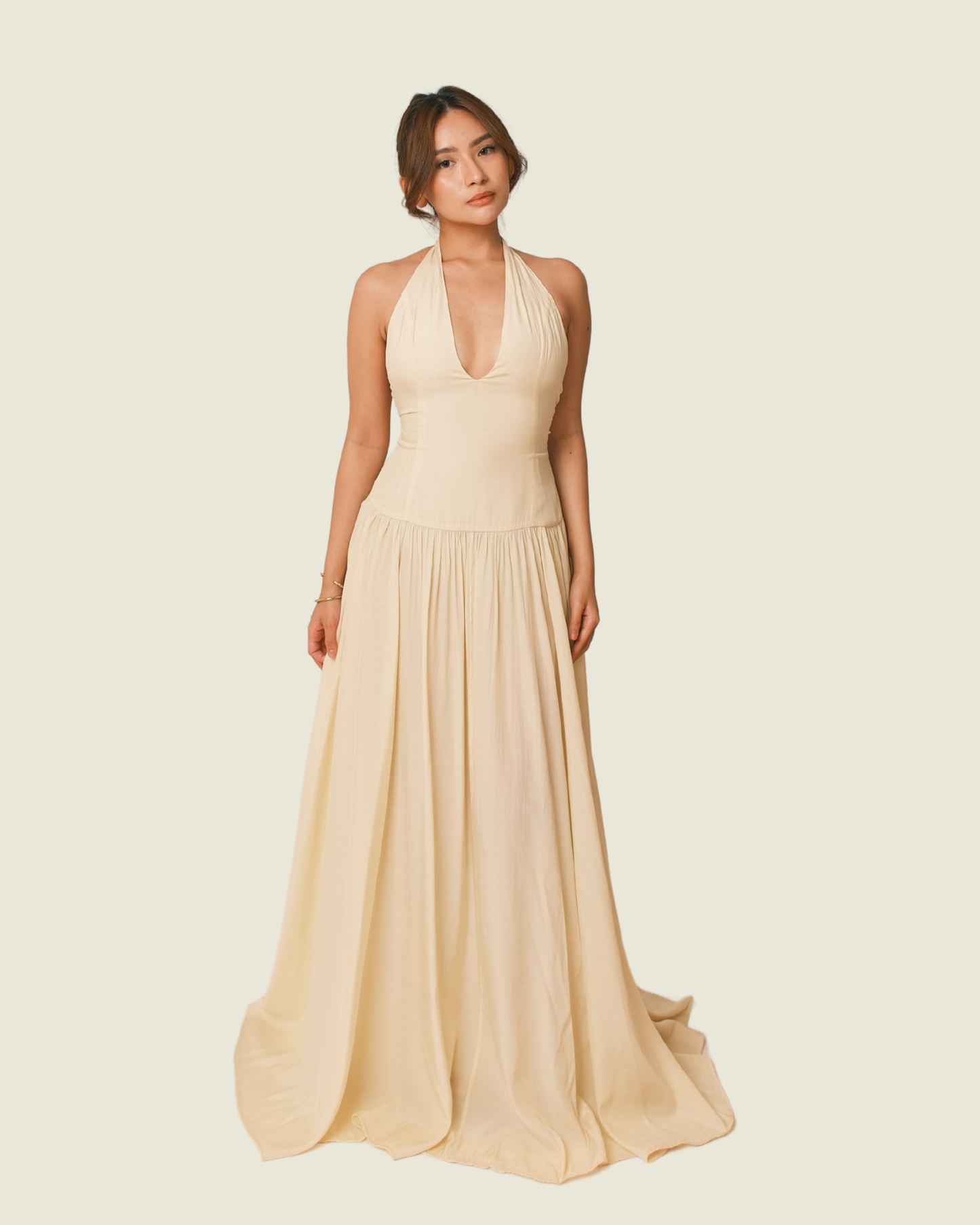 SHANI SHEMAR Yellow Maxi Dress