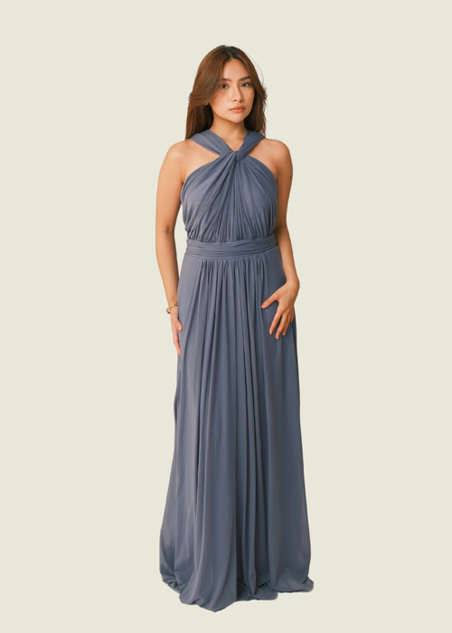 Tantease Madryn Powder Blue Maxi Dress