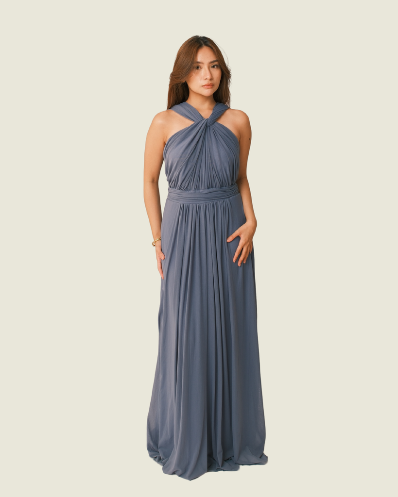 Tantease Madryn Powder Blue Maxi Dress