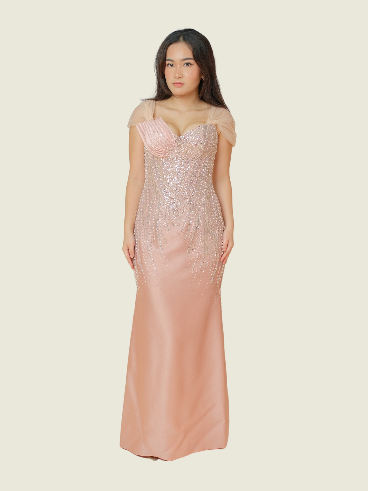 Vee Tan Pink Custom Gown