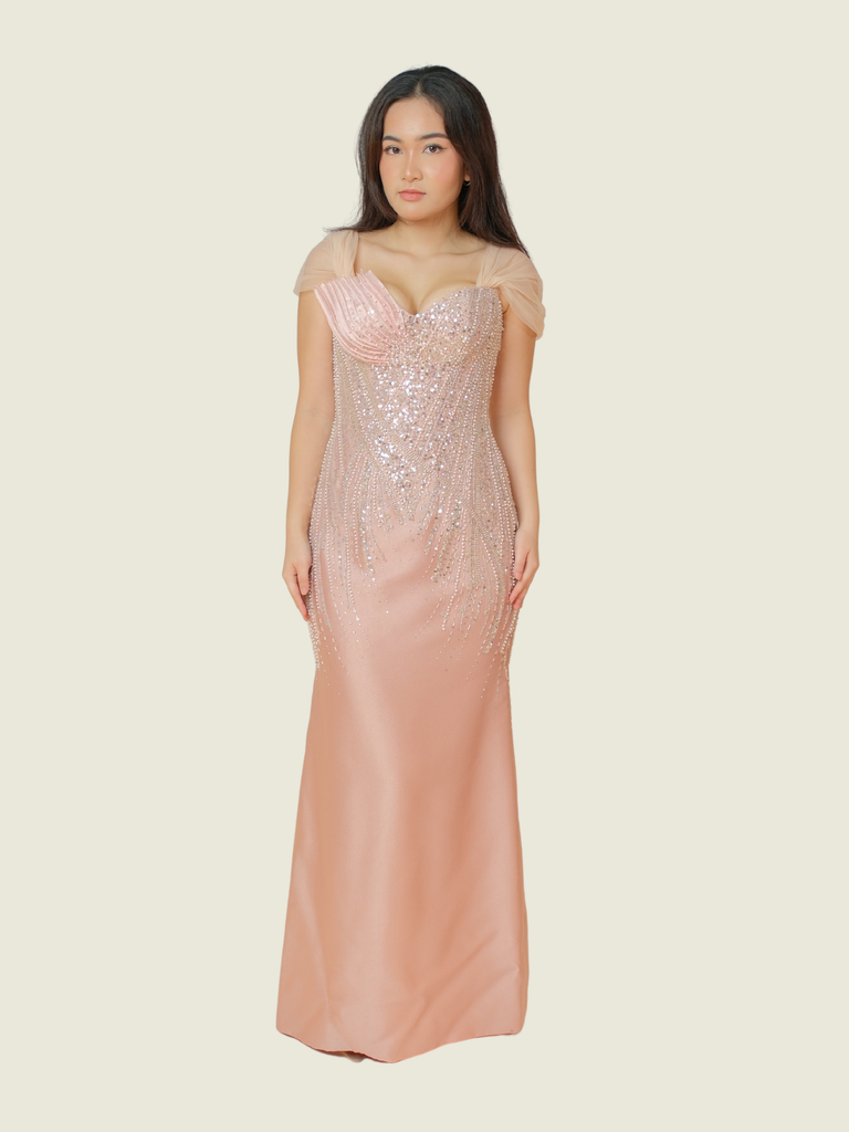 Vee Tan Pink Custom Gown