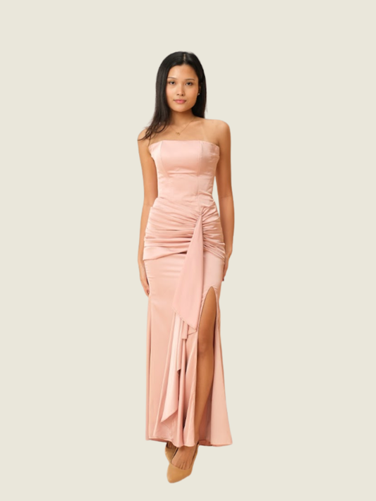 Vee Tan Studios Custom Pink Maxi Dress