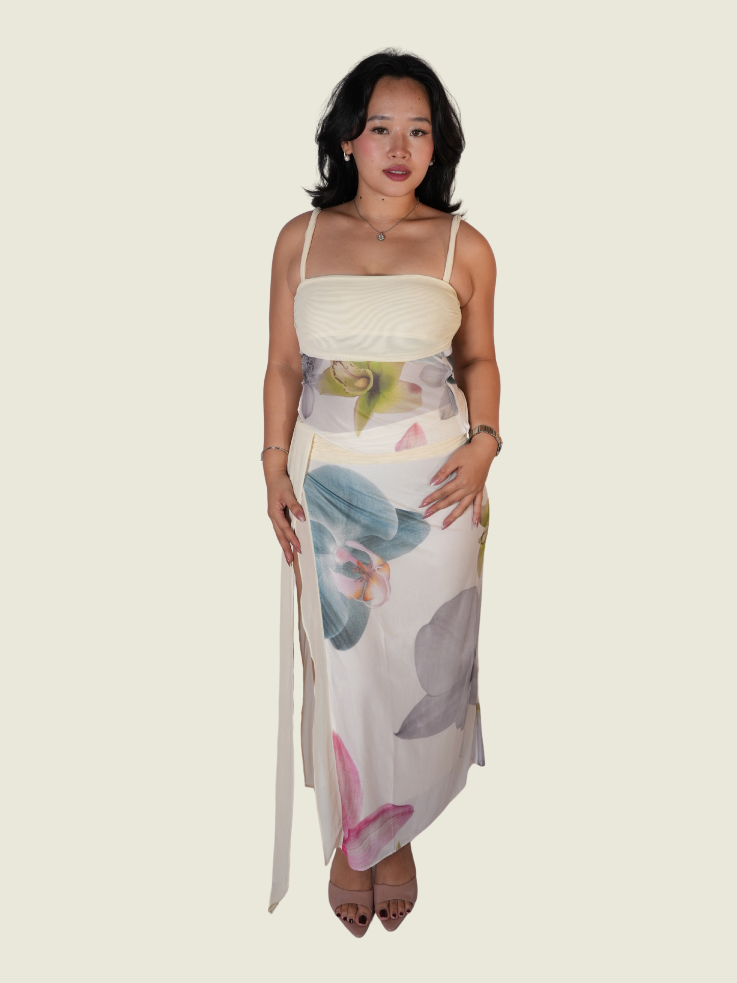 Weekend Begins Top and Skirt Floral Set