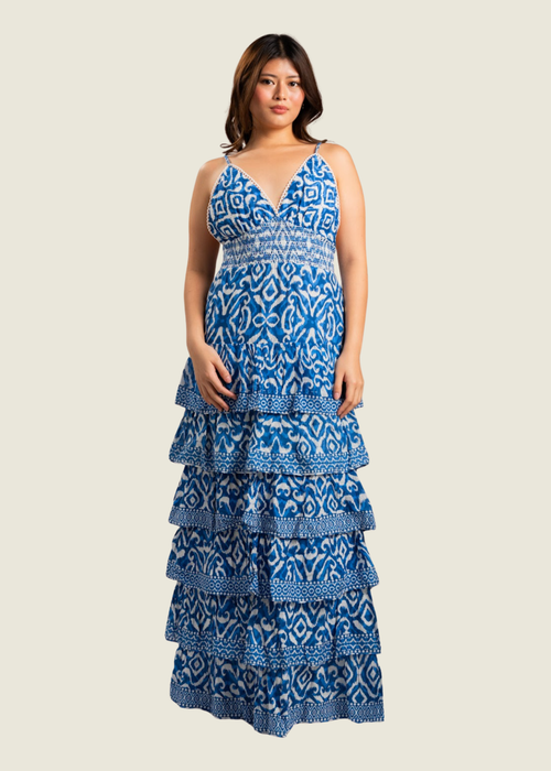 Alice and Olivia Tiered Maxi Dress