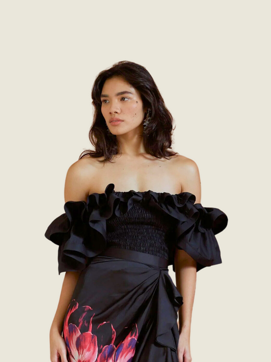 Yong Studio Isadora Black Top