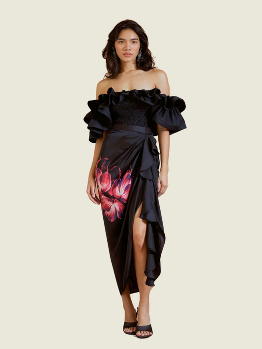 Yong Studio Isadora Black Top