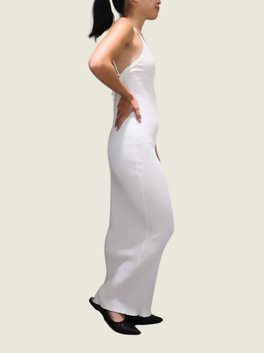 Glassons White Keyhole Dress
